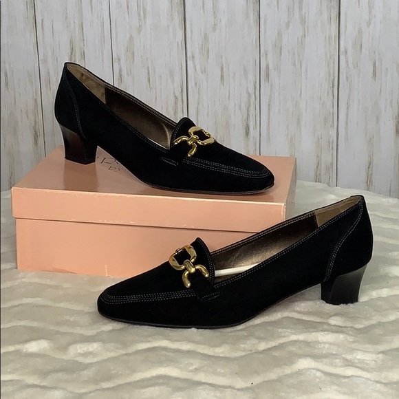 D’ Rossana Shoes - D’Rossana Black Suede Heels